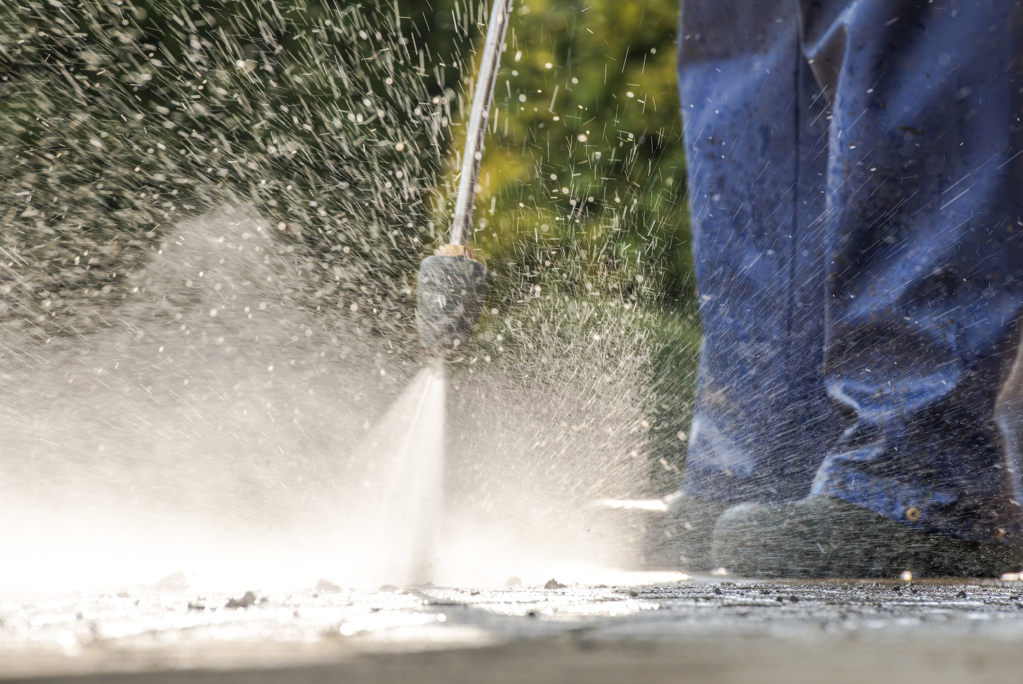 Pavement Power Cleaning